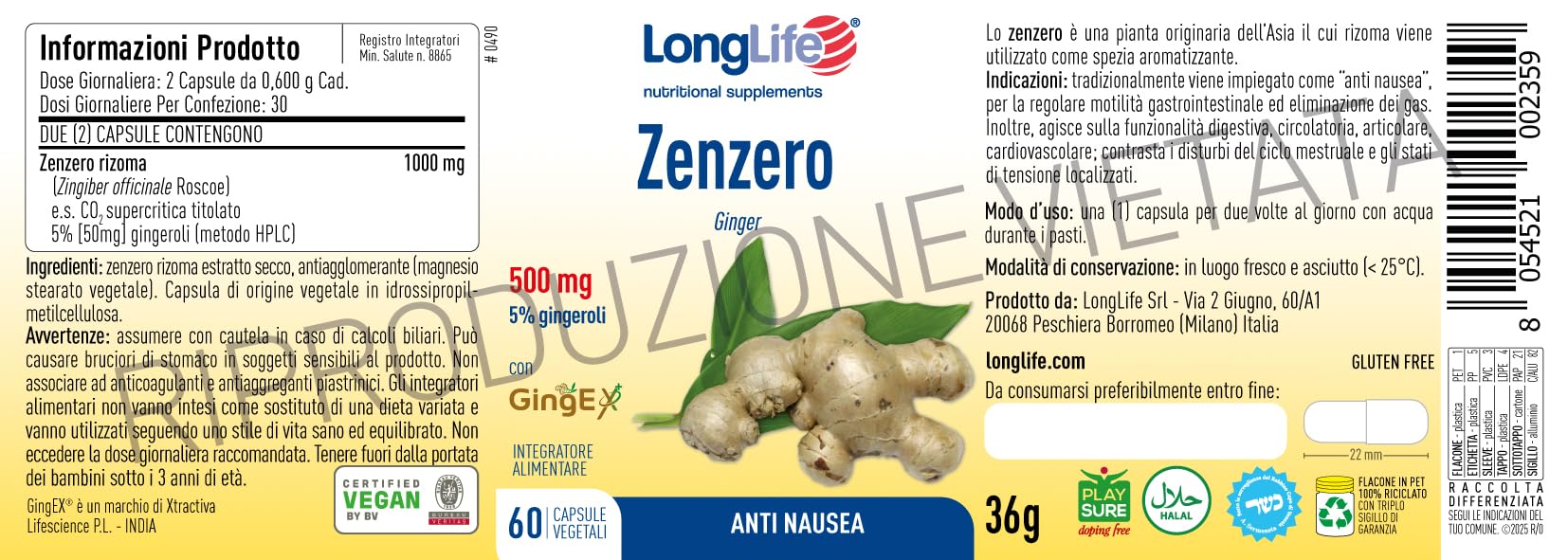 longlife-zenzero-con-gingex-estratto-5-gingeroli-60-capsule image 3