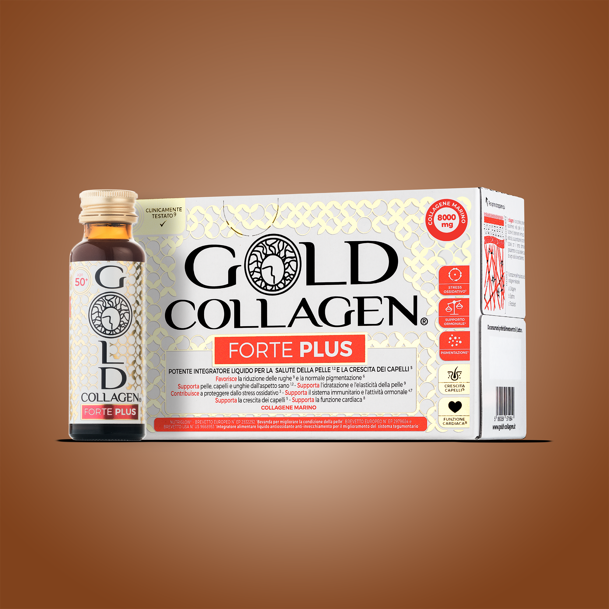 gold-collagen-forte-plus-integratore-collagene-liquido-pesca-e-lychee-23-attivi image 1