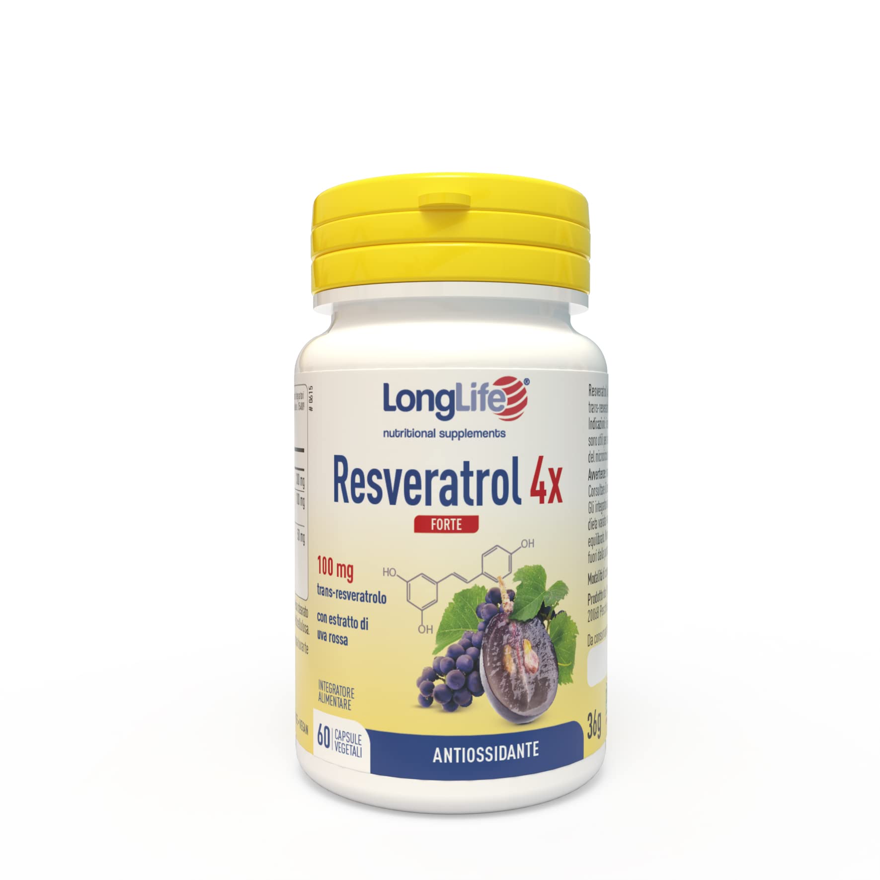 longlife-resveratrol-4x-forte-con-veri-te-60-capsule-vegane image 1