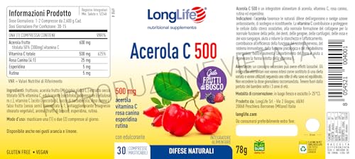longlife-acerola-c-500-masticabile-frutti-di-bosco-30-compresse image 8