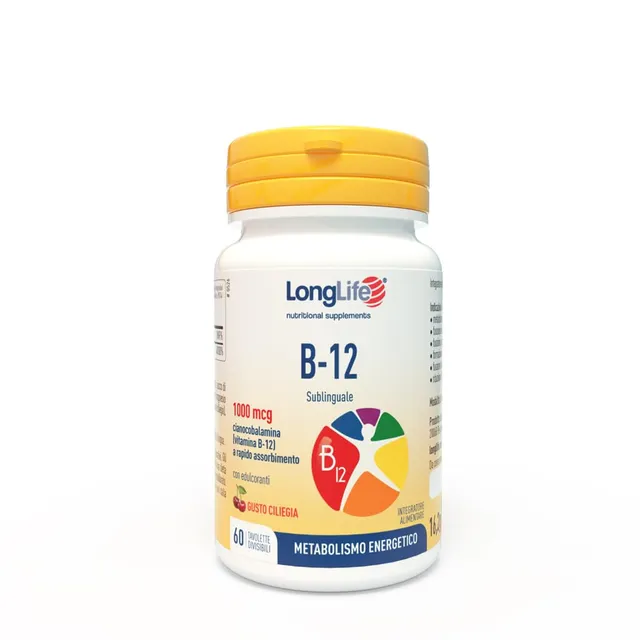 longlife-b12-1000-mcg-integratore-vitamina-b12-sublinguale-cherry image 1
