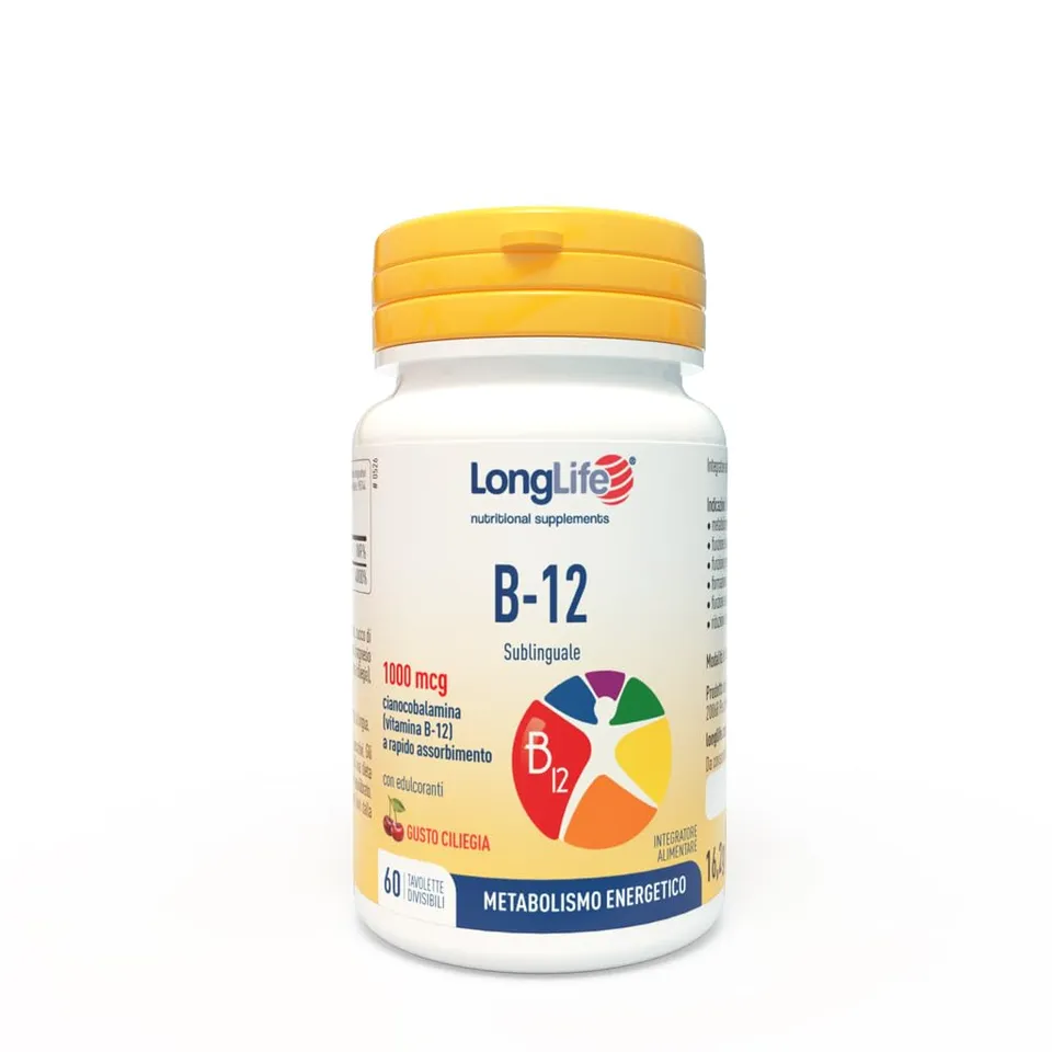 longlife-b12-1000-mcg-integratore-vitamina-b12-sublinguale-cherry image 1