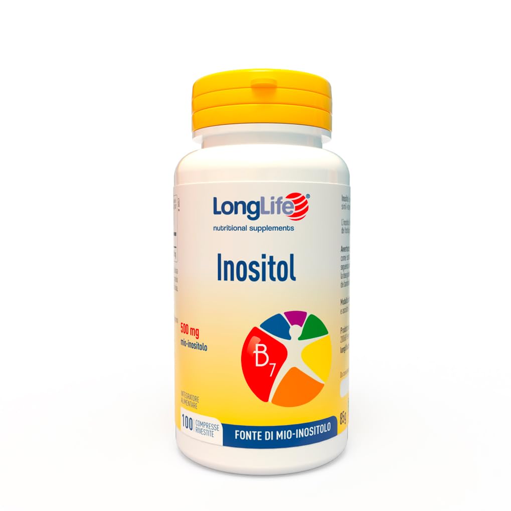 longlife-inositol-mio-inositolo-vitamina-b7-100-compresse-vegane-benessere-femmi image 1