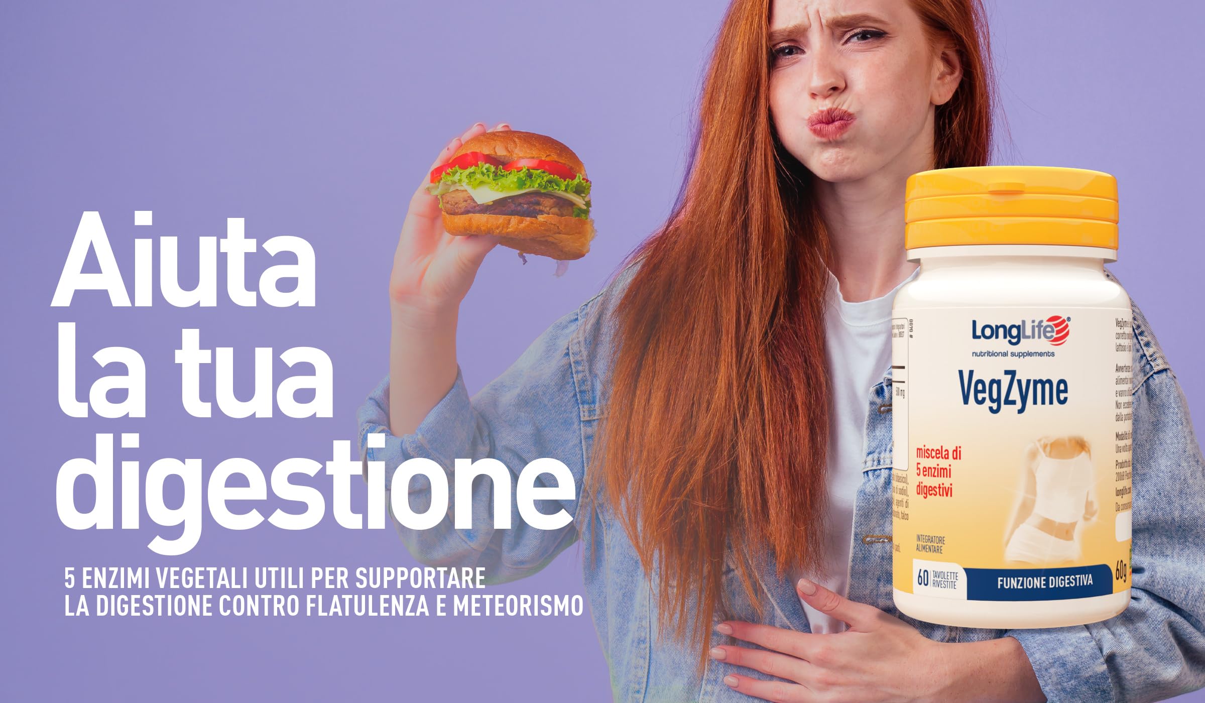 longlife-vegzyme-integratore-enzimi-digestivi-vegetali-amilasi-lipasi-lattasi-60 image 2