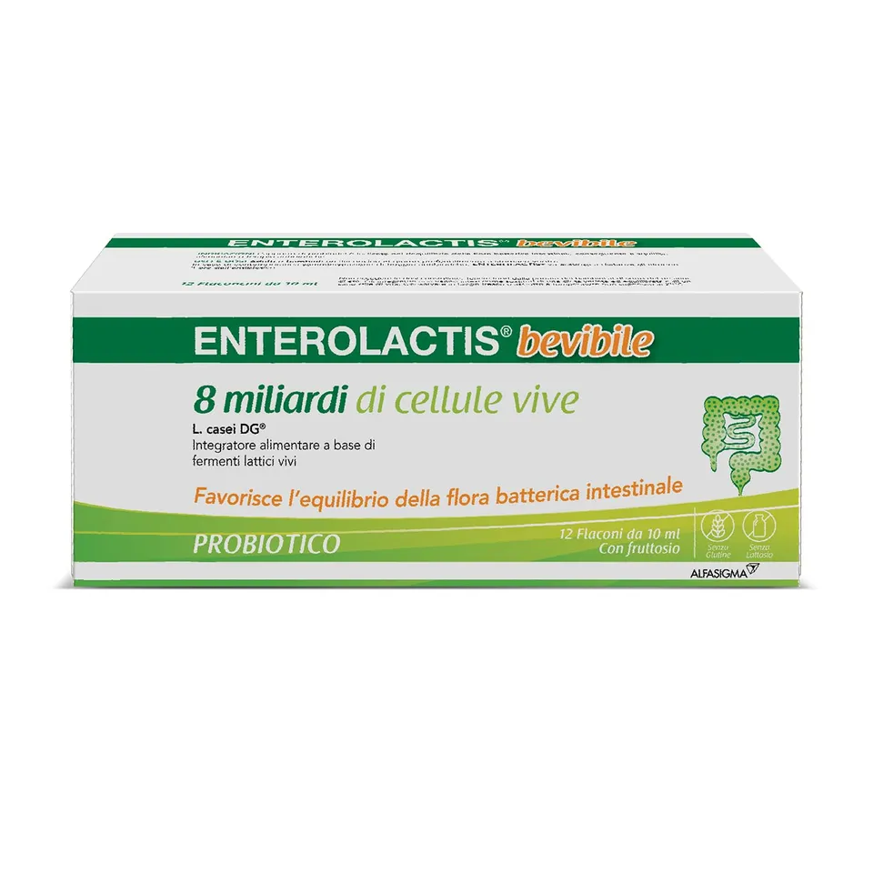 enterolactis-bevibile-fermenti-lattici-probiotici-12-flaconcini-gusto-fragola image 1