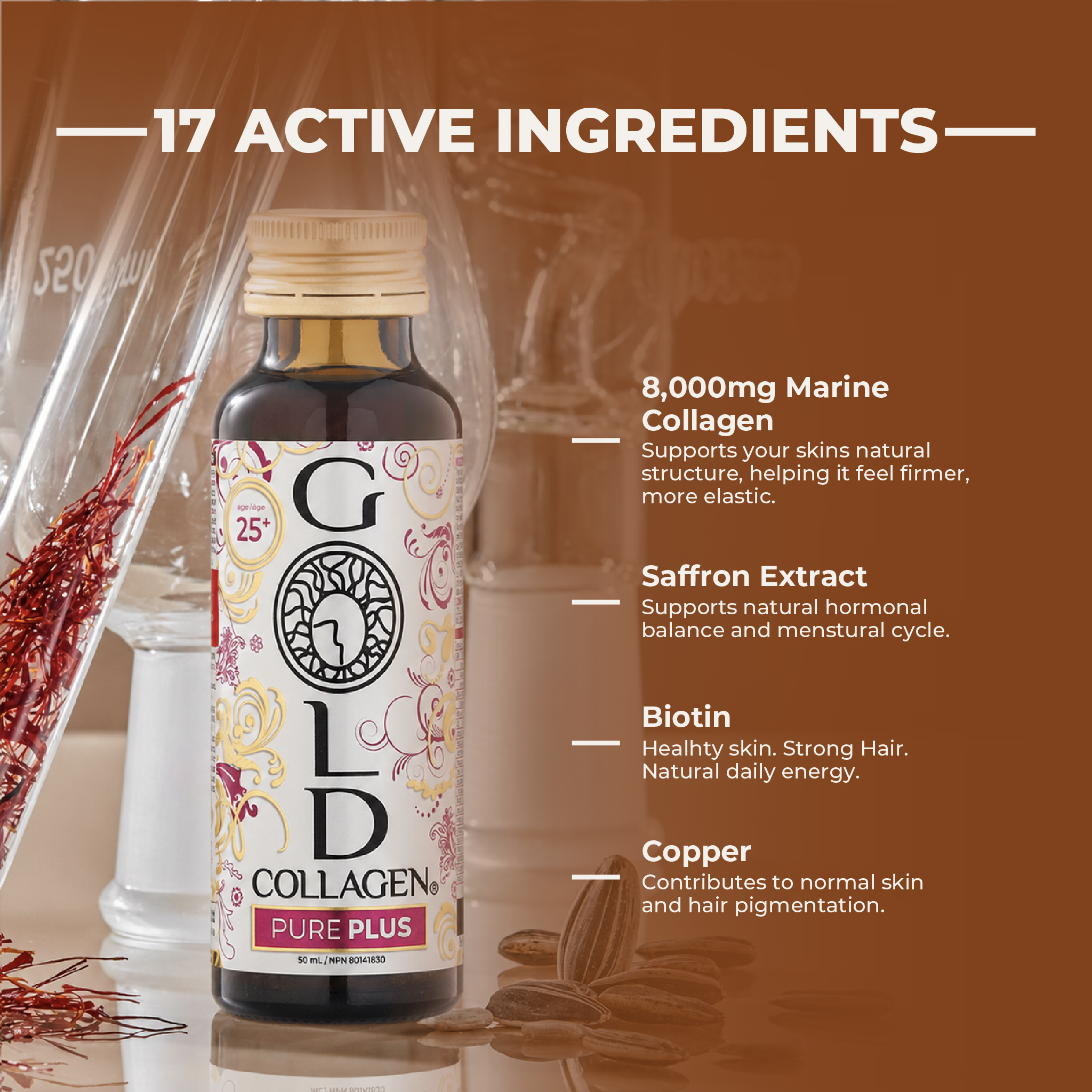 gold-collagen-pure-plus-collagene-liquido-pesca-e-arancia-uso-orale image 8