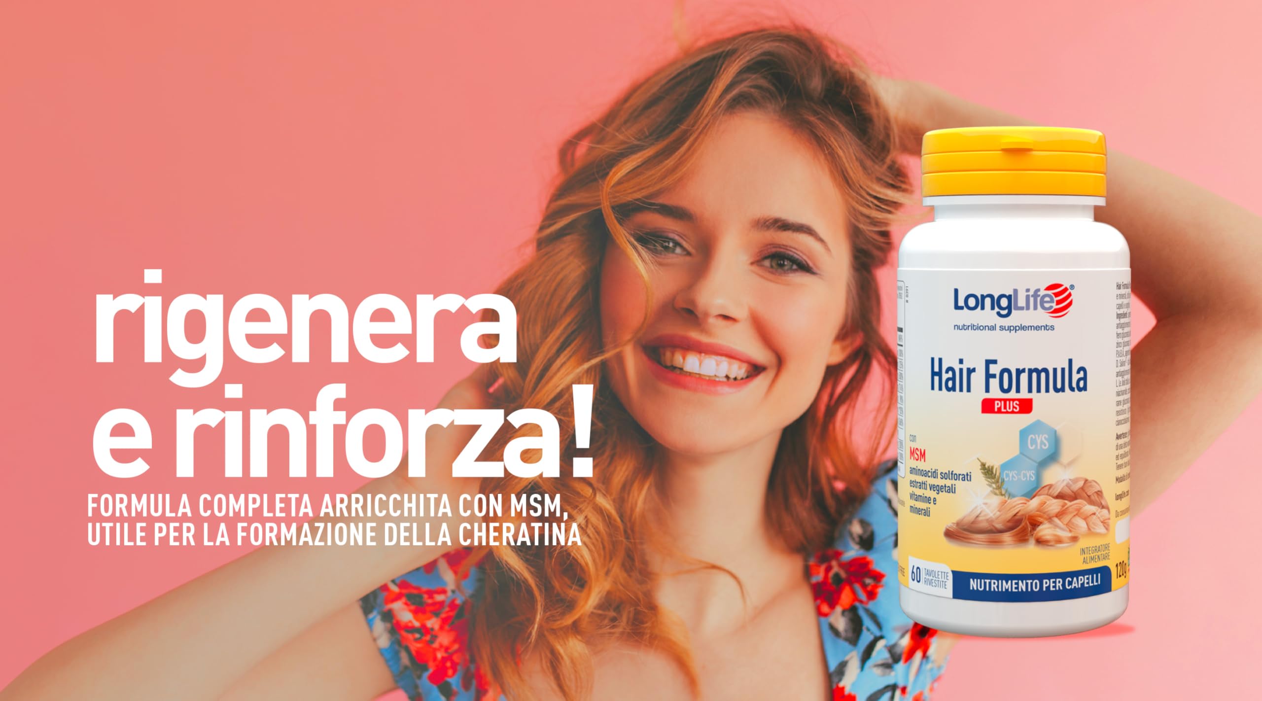 longlife-hair-formula-plus-integratore-capelli-e-unghie-60-tavolette image 2