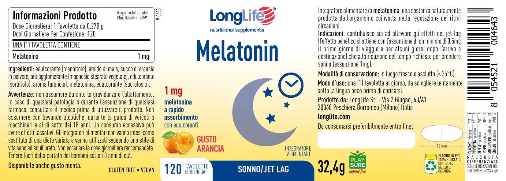longlife-melatonin-gusto-arancia-melatonina-1-mg-sublinguale-rapido-assorbimento image 3