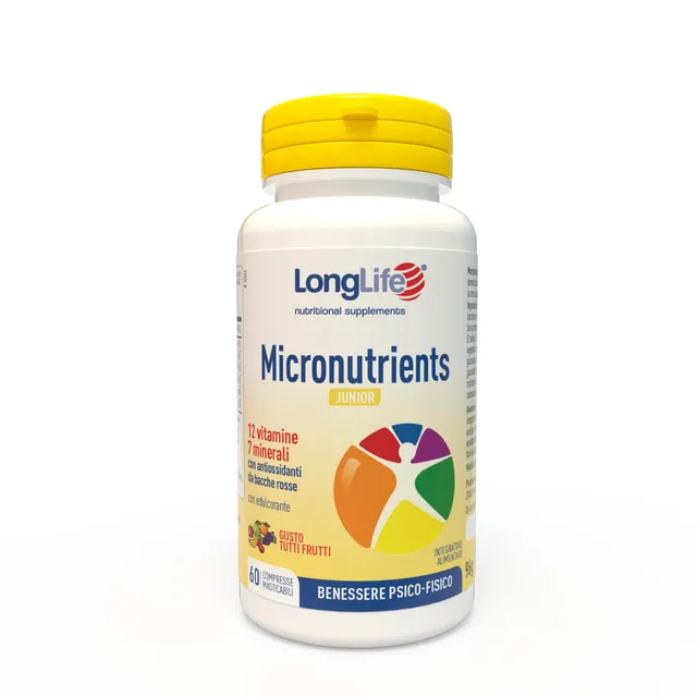 longlife-micronutrients-junior-multivitaminico-12-vitamine-e-7-minerali-compress image 1