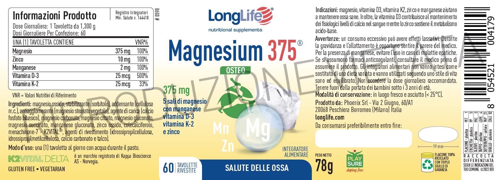 longlife-magnesium-375-osteo-integratore-60-tavolette-5-sali-di-magnesio-d3-k2-z image 3