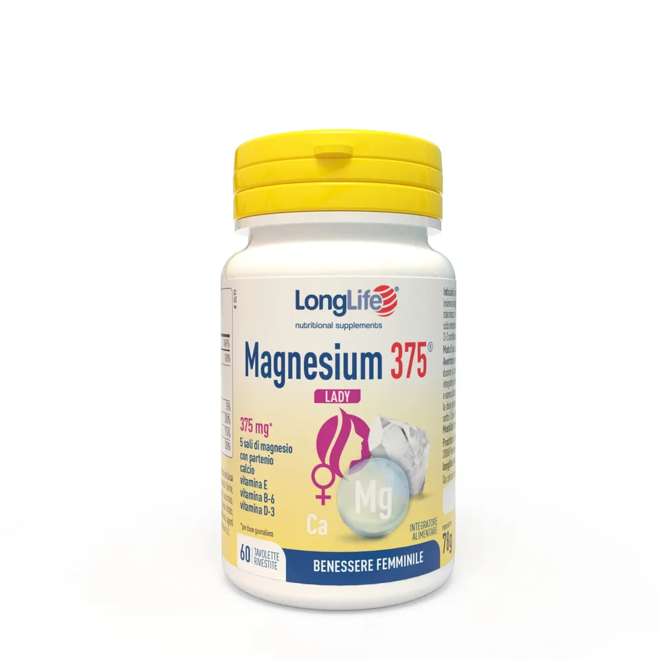 longlife-magnesium-375-lady-integratore-magnesio-per-donna-in-tavolette image 1