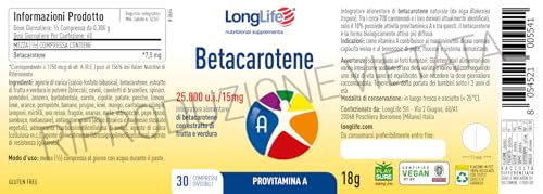 longlife-betacarotene-25000-u-i-provitamina-a-60-compresse image 8