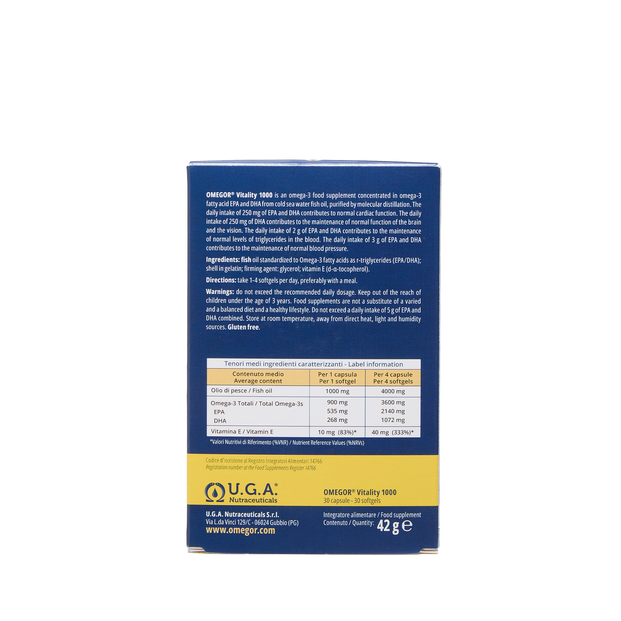 omegor-vitality-1000-integratore-omega-3-ifos-30-capsule image 3