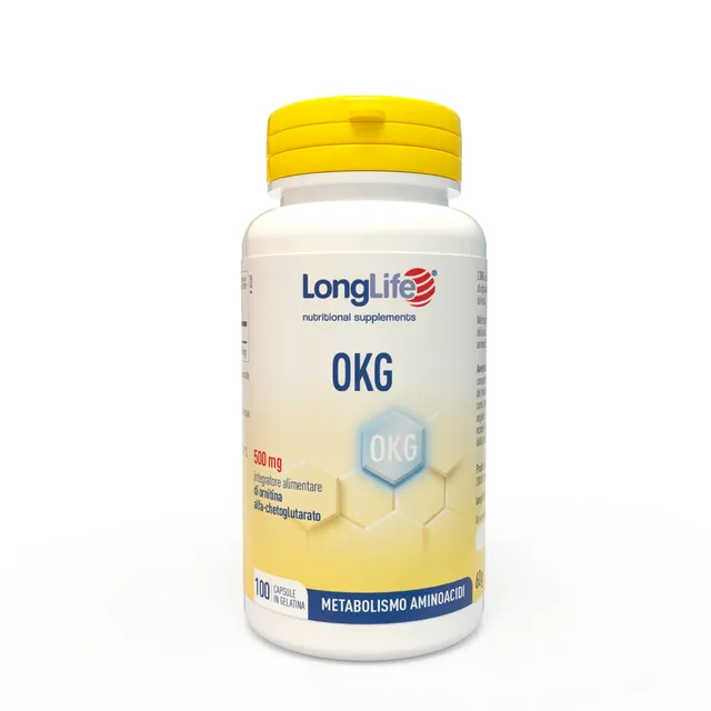 longlife-okg-ornitina-alfa-chetoglutarato-100-capsule-recupero-muscolare image 1