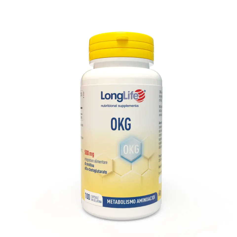longlife-okg-ornitina-alfa-chetoglutarato-100-capsule-recupero-muscolare image 1