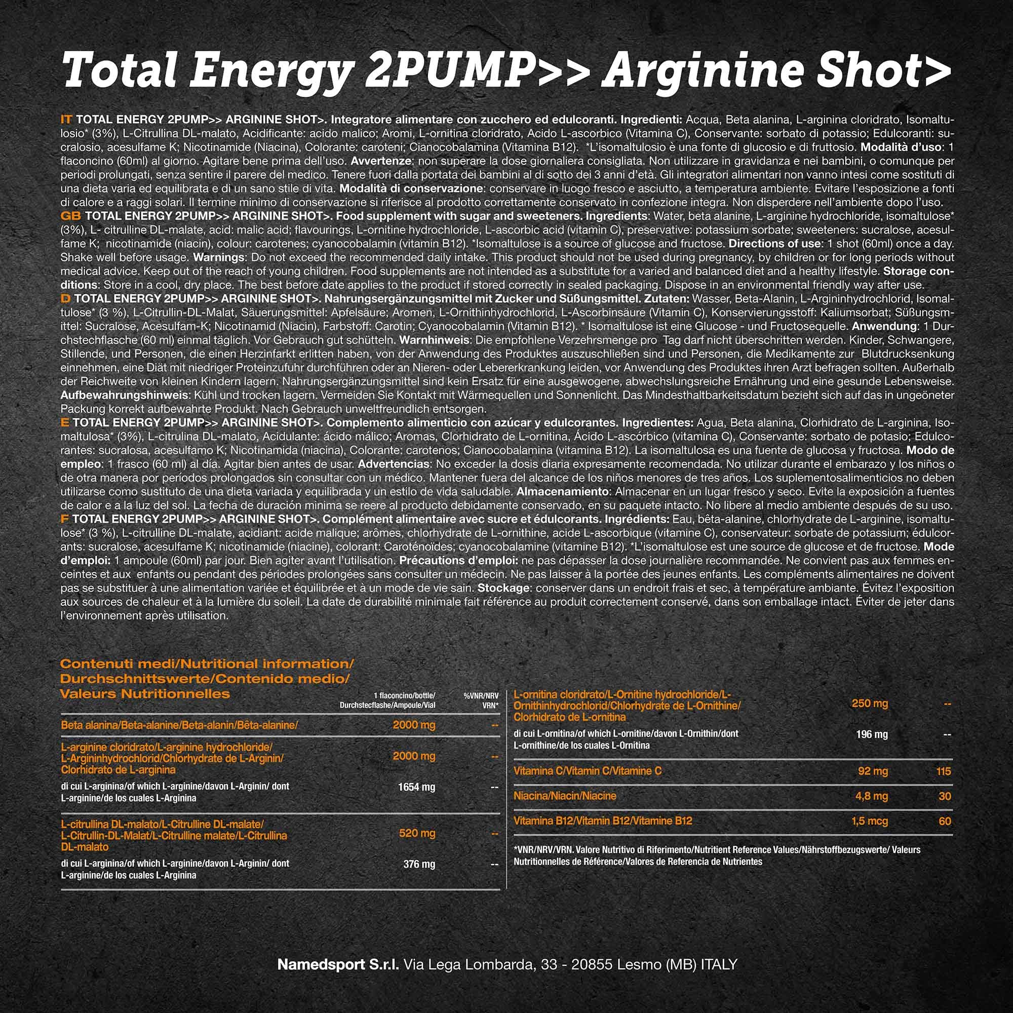 namedsport-total-energy-2pump-shot-energetico-pre-workout-mango-pesca-arginina-b image 4
