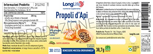longlife-propoli-d-api-mirra-e-zinco-30-compresse-masticabili image 8