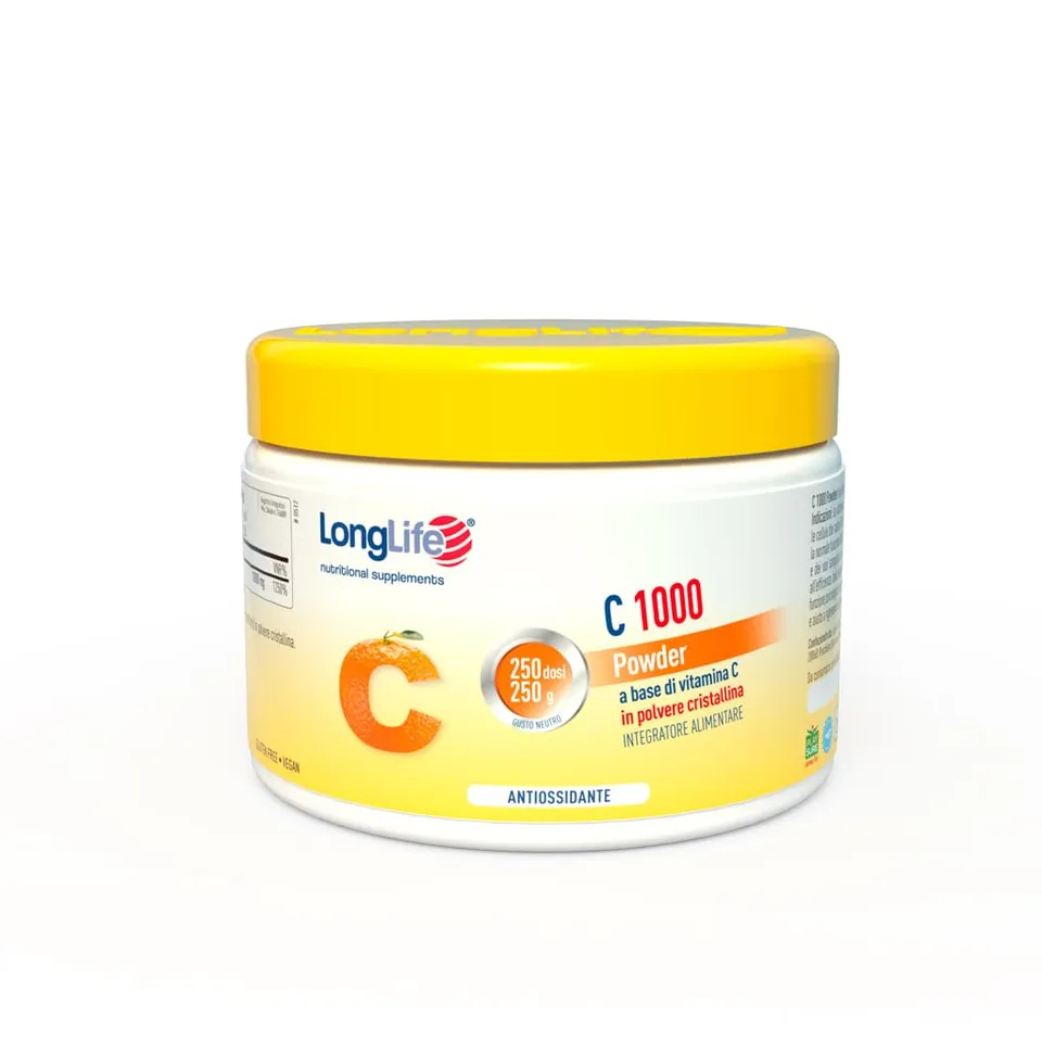 longlife-c-1000-powder-vitamina-c-1000-mg-polvere-difese-immunitarie-250-dosi-gu image 1