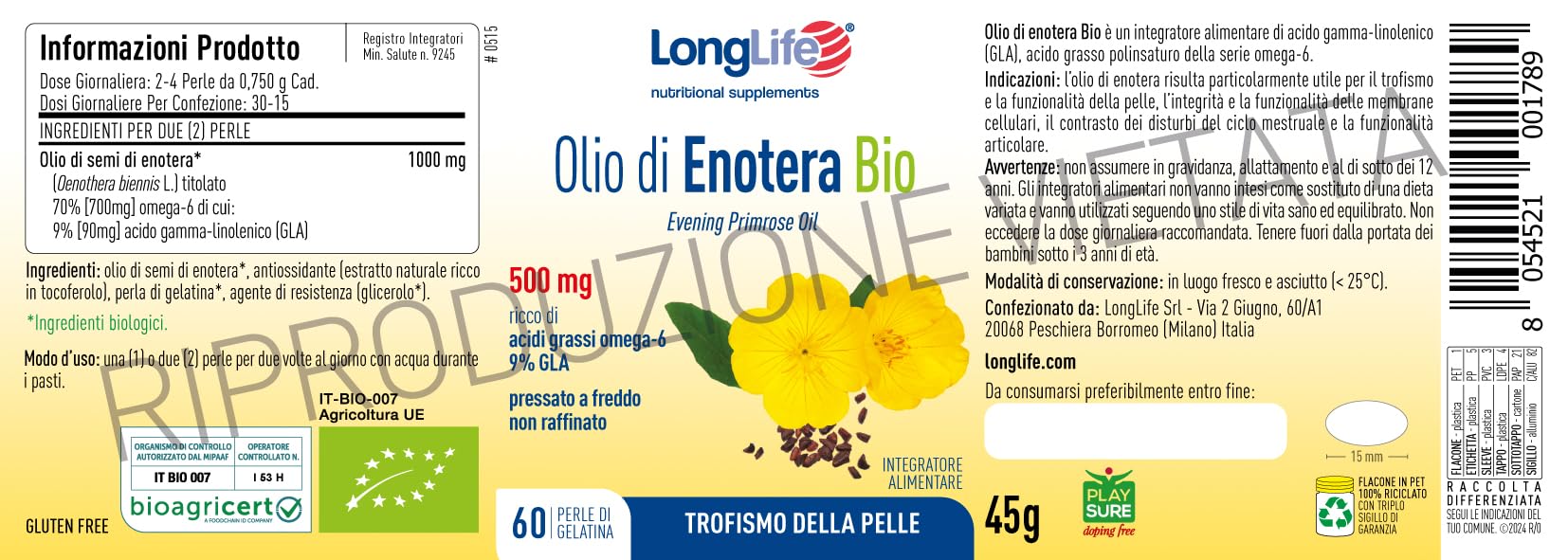 longlife-olio-di-enotera-bio-500-mg-omega-6-gla-perle image 3