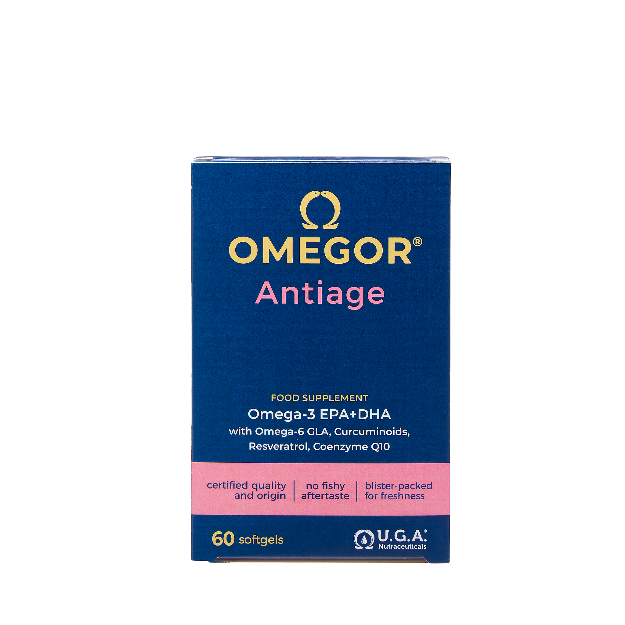 omegor-antiage-antiossidanti-con-omega-3-e-resveratrolo-60-capsule image 2