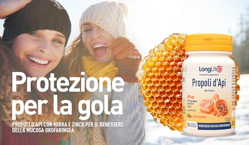longlife-propoli-d-api-mirra-e-zinco-30-compresse-masticabili image 7