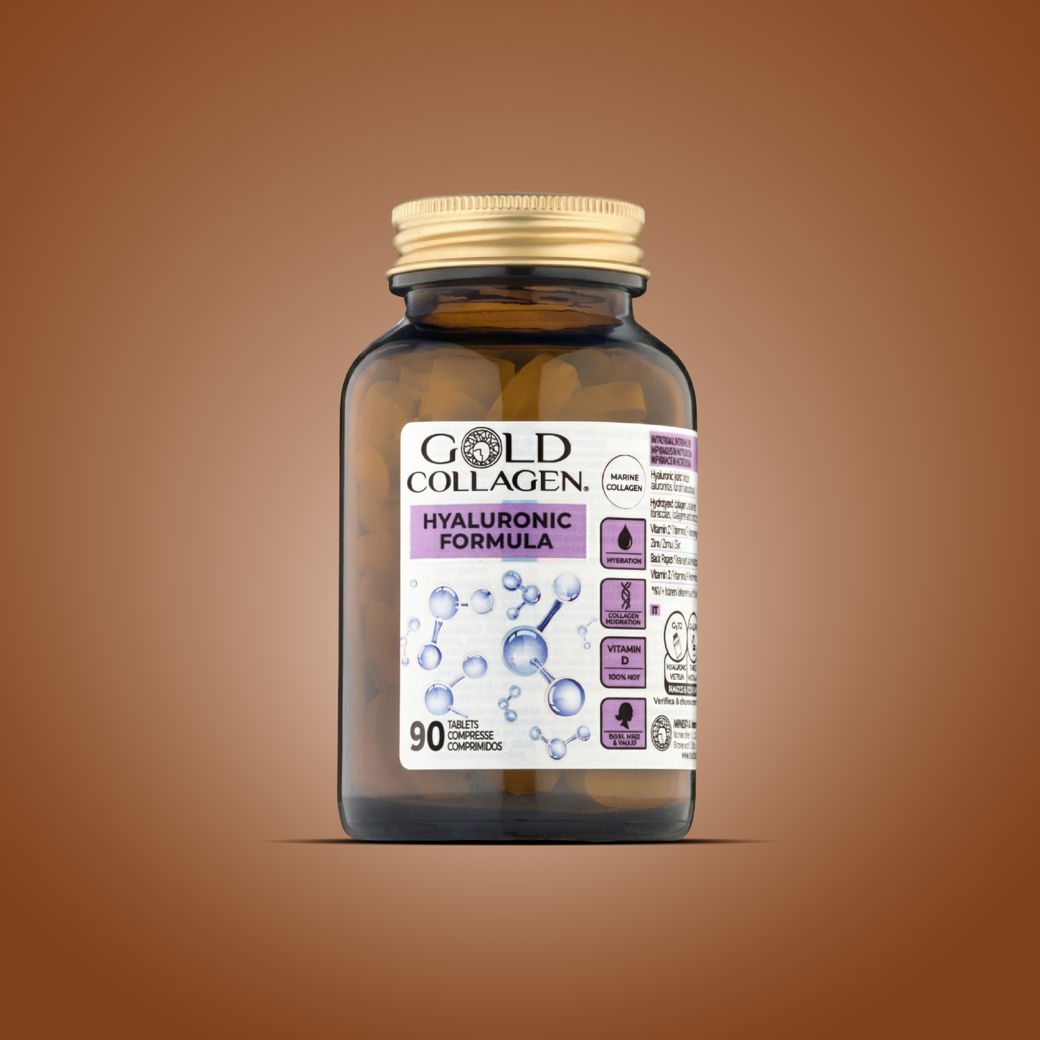 gold-collagen-hyaluronic-formula-integratore-in-compresse-idratante image 1