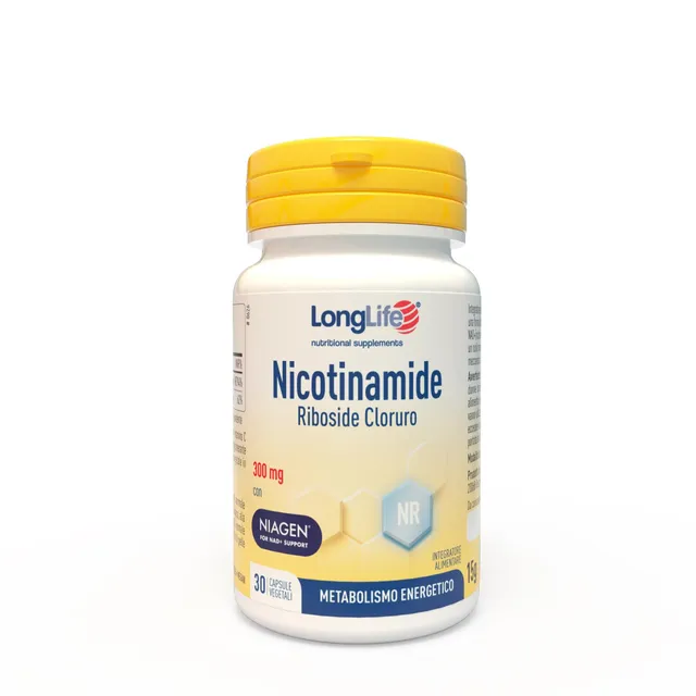 longlife-nicotinamide-riboside-cloruro-niagen-300-mg-vitamina-c-30-capsule image 1