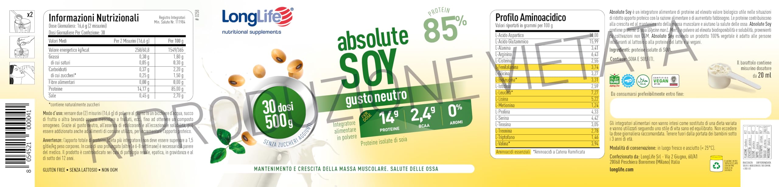 longlife-absolute-soy-proteine-isolate-di-soia-85-in-polvere-30-dosi image 3