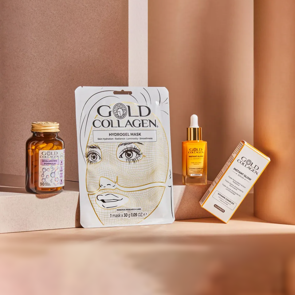 gold-collagen-kit-it-s-glow-o-clock-instant-glow-serum-hydrogel-mask-hyaluronic- image 1