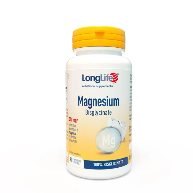 longlife-magnesium-bisglycinate-magnesio-bisglicinato-90-tavolette-vegano-senza- image 1