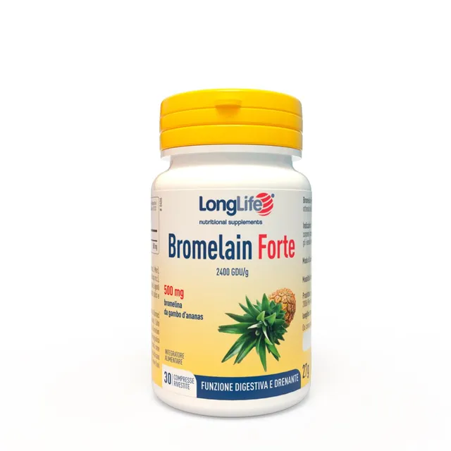 longlife-bromelain-forte-2400-gdu-g-bromelina-da-ananas-30-compresse image 1