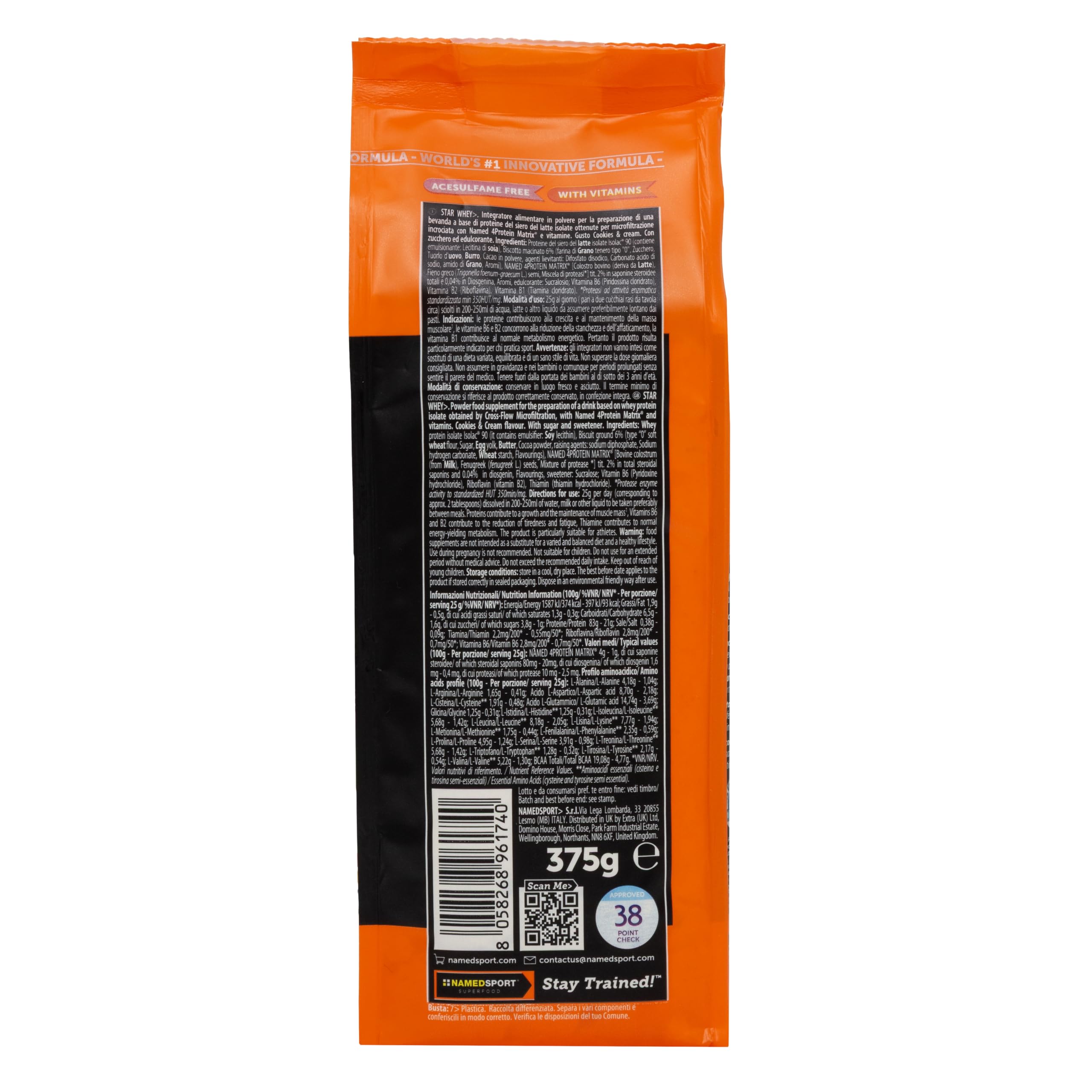 namedsport-star-whey-isolate-cookies-cream-proteine-siero-isolate-375-g image 4