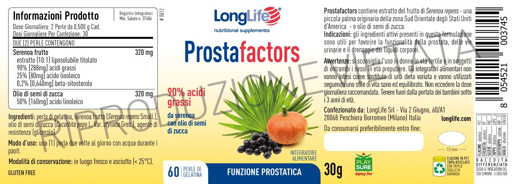 longlife-prostafactors-integratore-prostata-serenoa-repens-60-perle image 3