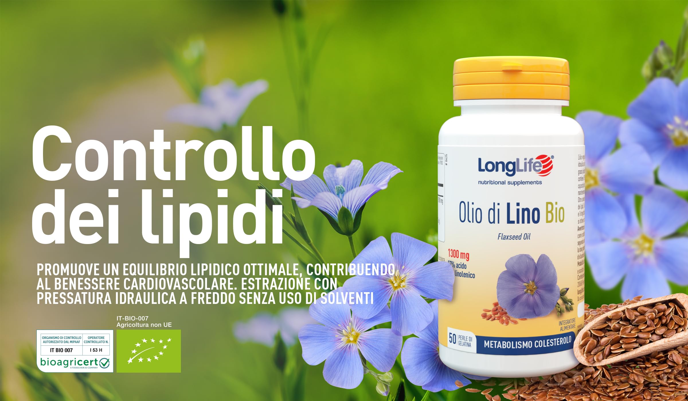 longlife-olio-di-lino-bio-omega-3-ala-50-perle image 2
