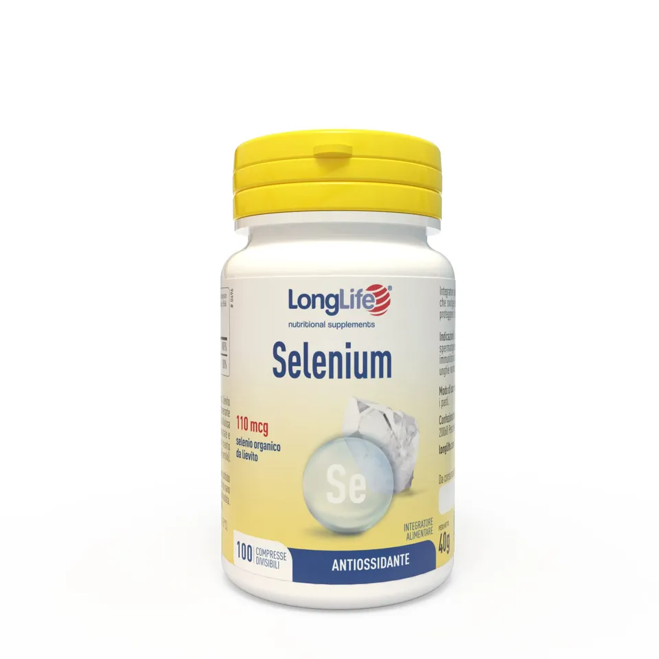 longlife-selenium-integratore-selenio-organico-200-compresse-vegane image 1