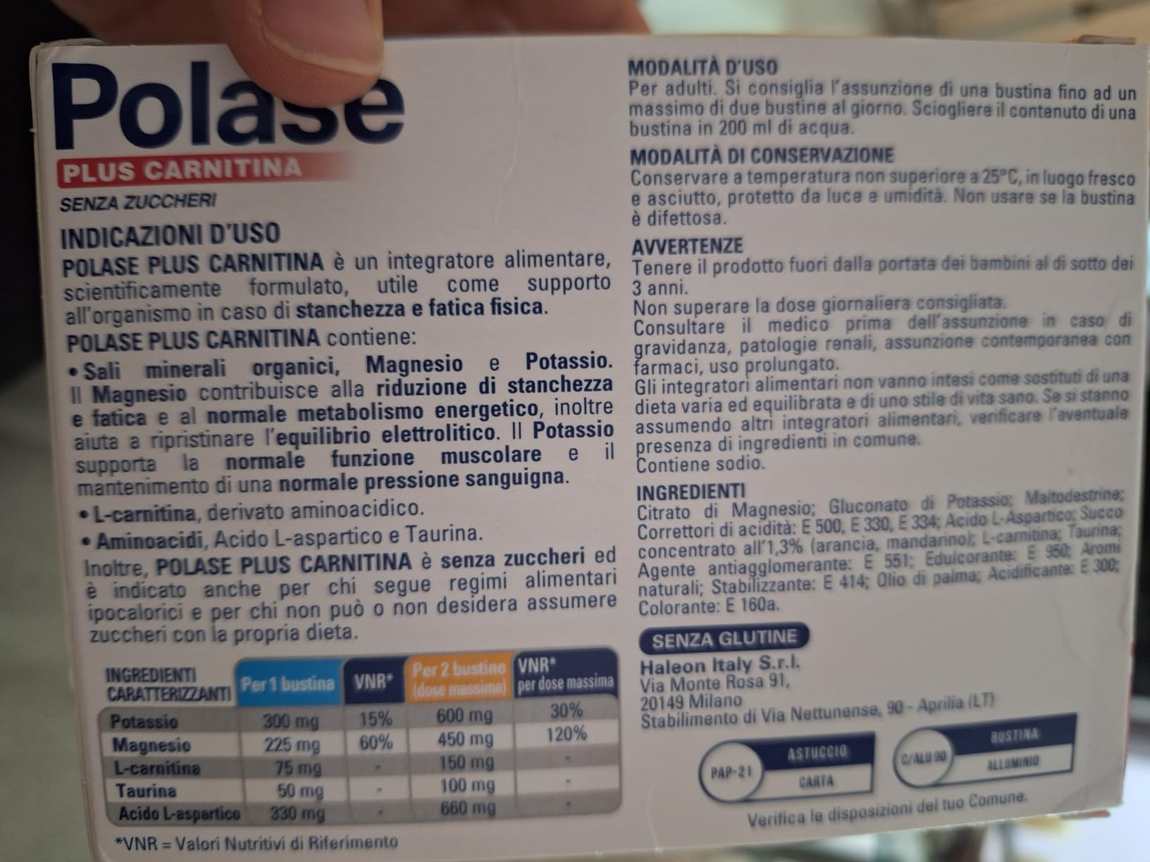 Energia ritrovata in pochi giorni