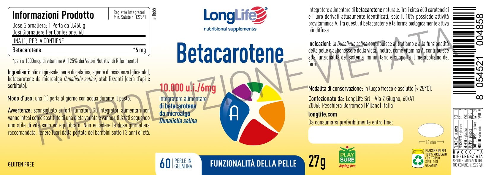 longlife-betacarotene-10-000-da-dunaliella-salina-integratore-pelle-e-vista image 3