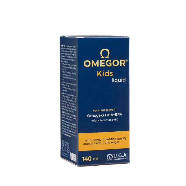 omegor-kids-liquido-omega-3-dha-da-alghe-gusto-miele-arancia-emulsione image 1