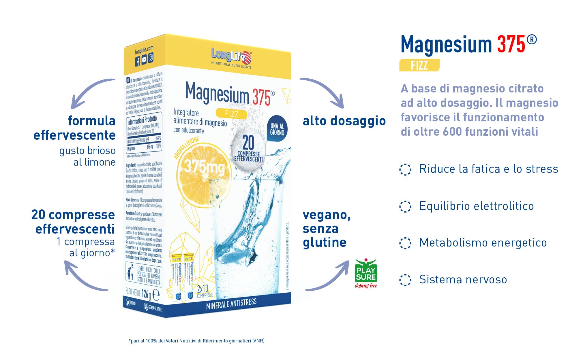 longlife-magnesium-375-fizz-integratore-magnesio-citrato-20-compresse-effervesce image 4